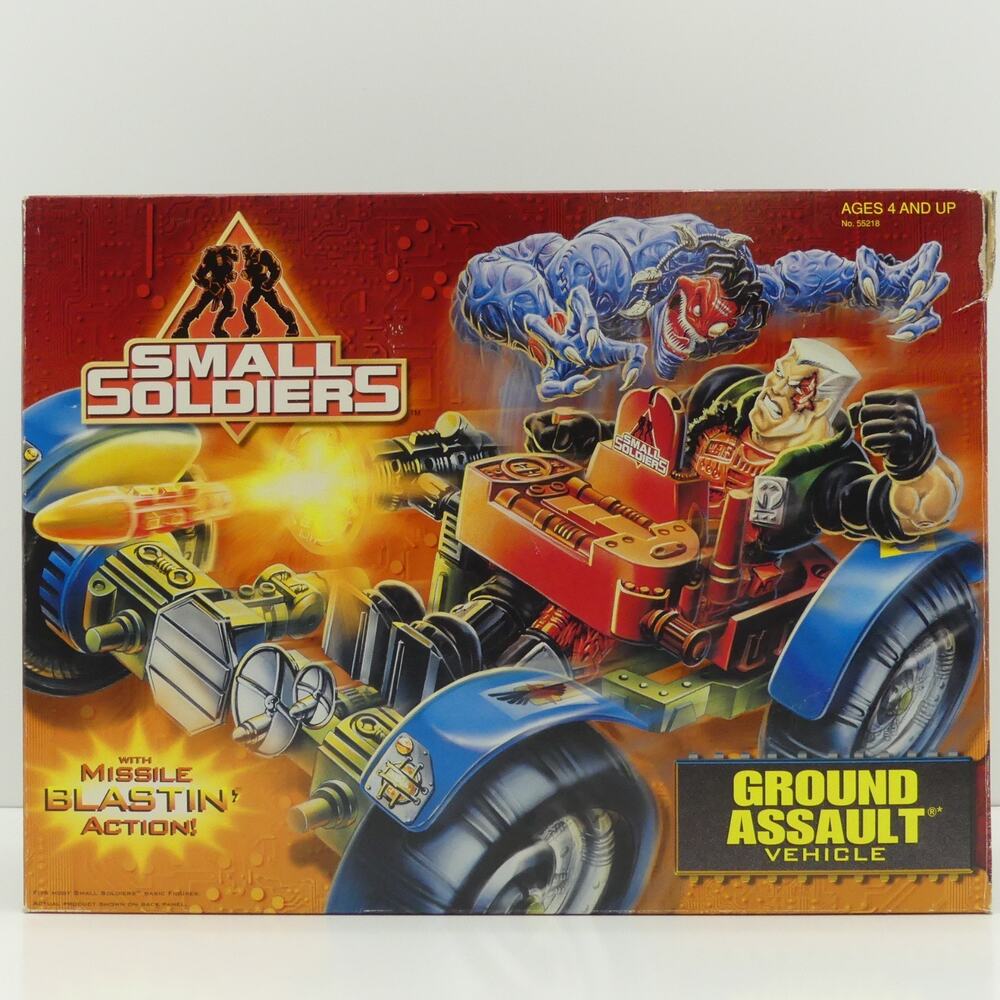 Small Soldiers Ground Assault Vehicle Playset Major Chip Hazard 1998 Missile